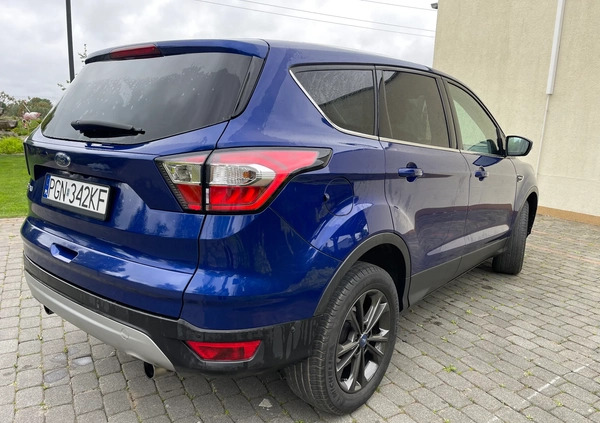 Ford Kuga cena 68999 przebieg: 137000, rok produkcji 2017 z Gniezno małe 232